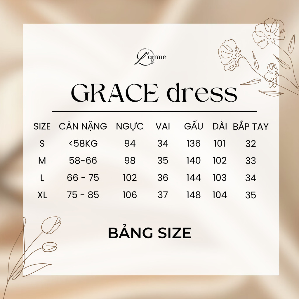 Mô tả Váy bầu Grace Dress phối cổ sen, đính hạt, chân váy xếp ly, kiểu dáng suông, basic thiết kế BY L'AMME - 3