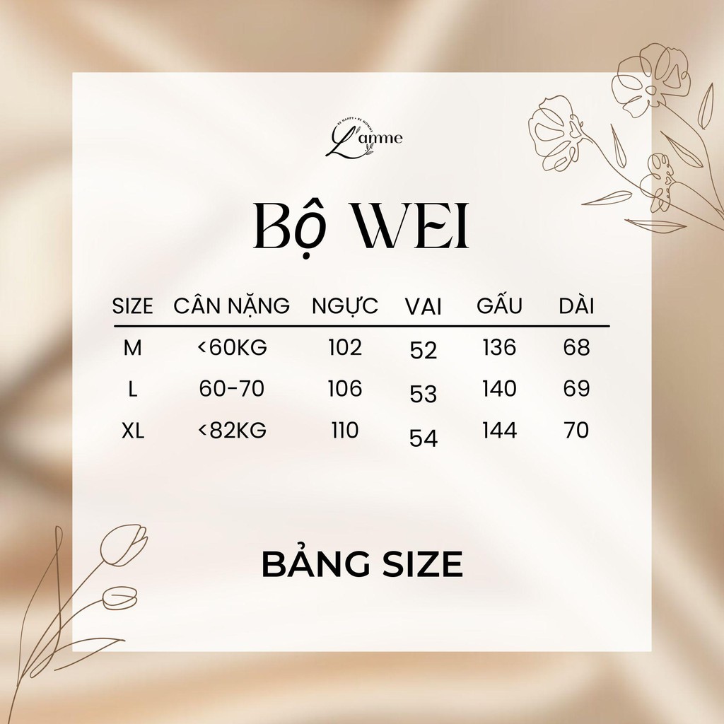 Mô tả Bộ đồ bầu thu đông, set mặc nhà WEI chất thun tăm mềm, thoải mái, phù hợp đi chơi, dạo phố BY L'AMME - 2