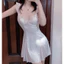 Đầm Ngủ Lụa Phối Voan Tay Viền Bèo Váy Ngủ Lụa Nữ Phối Voan Cực Xinh Xắn Nhiều Màu