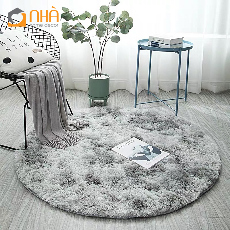 Thảm Tròn Lông Loang Trang Trí Chụp Hình PA9627