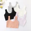 Áo lót không đệm, áo lá cho bé gái chất liệu cotton gân trơn hai lớp dày dặn Maruka Fashion