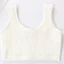 Áo lót không đệm, áo lá cho bé gái chất liệu cotton gân trơn hai lớp dày dặn Maruka Fashion