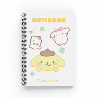 Sổ lò xo A5 ruột kẻ ngang TUANVIET BOOKS 120 trang, phù hợp ghi chép