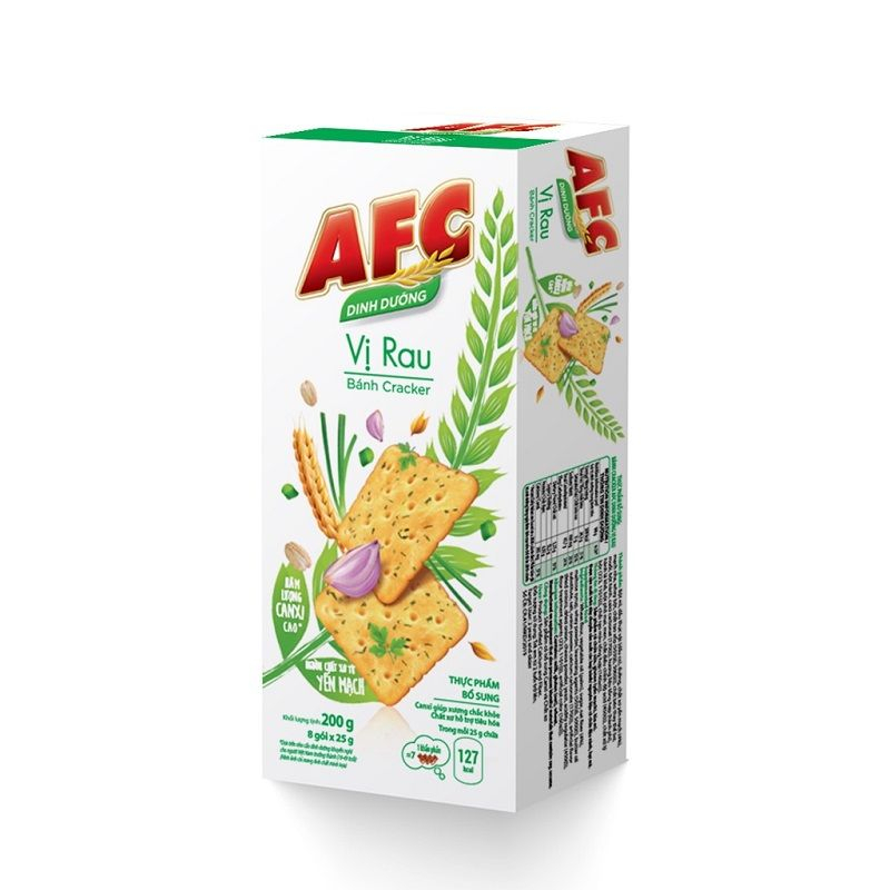 Bánh AFC Vị Rau Cải Hộp 172g | Shopee Việt Nam