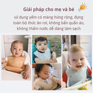 <Tổng hợp> Yếm ăn dặm silicone gấu, thỏ ngộ nghĩnh siêu xinh
