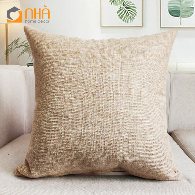 Vỏ Gối Tựa Lưng Trang Trí Sofa Lông Cừu Dệt Sợi Rối Sang Trọng Size 50cm, 45cm