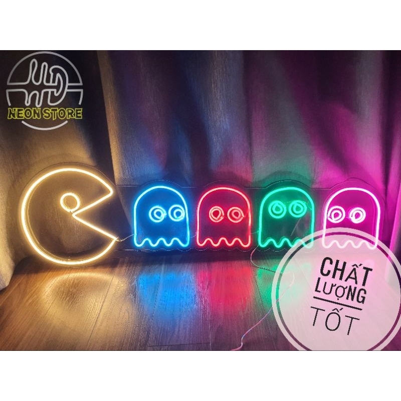 Led neon hình Pacman, pixel | Shopee Việt Nam