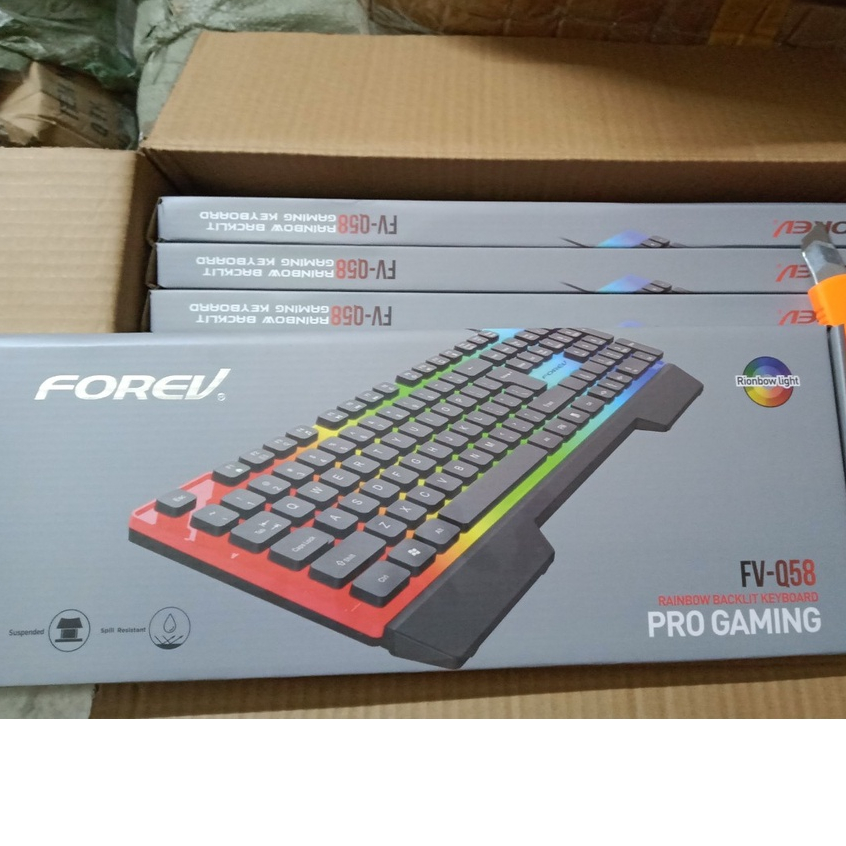 Bàn phím chuột led chơi game giả cơ Zornwee Shipado FV Q58 cổng USB ...