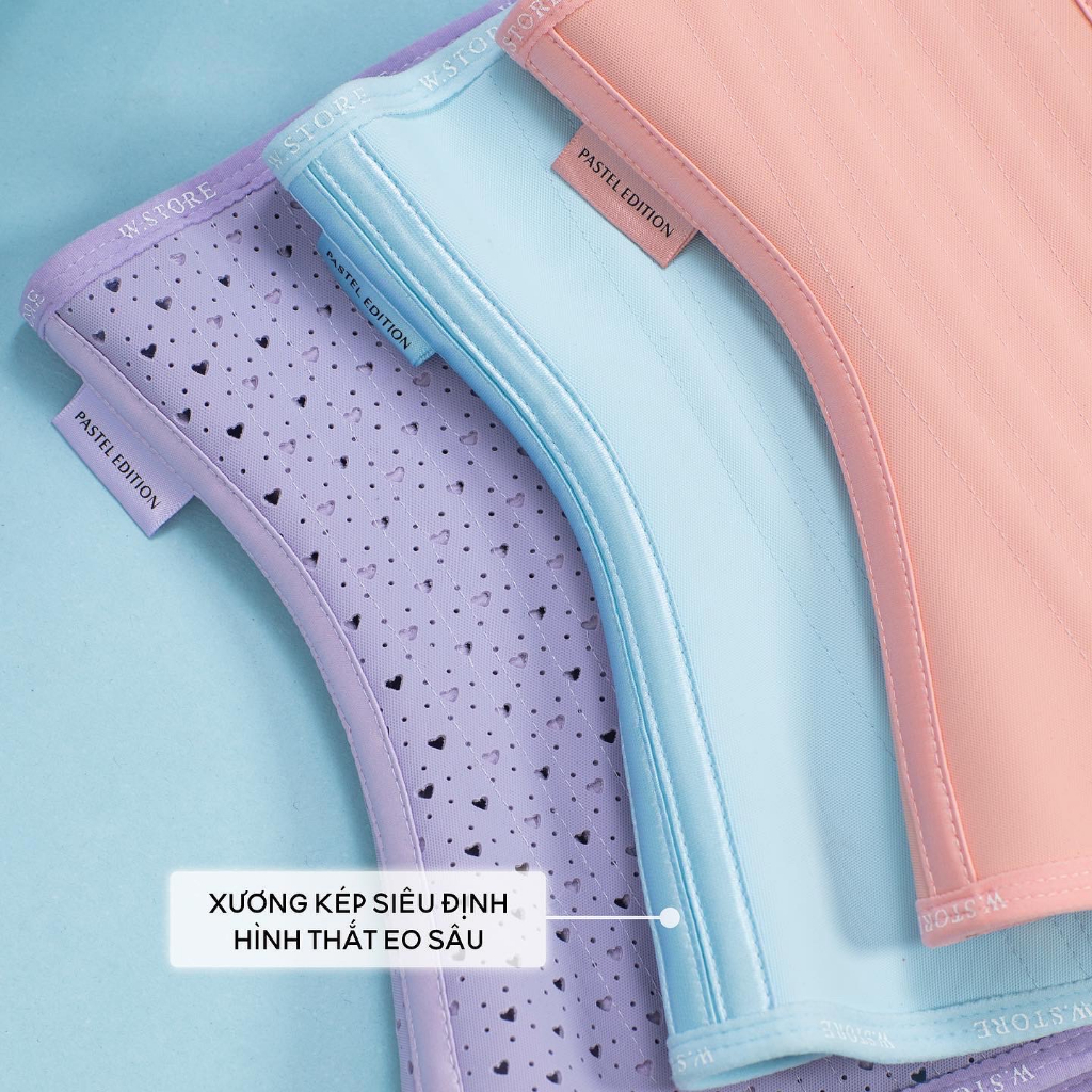 Ảnh Adella - Đai Gen Nịt Bụng Latex Xanh WSTORE 28 Xương Kép 4 Nấc Cài - Phù Hợp Mẹ Bỉm Sau Sinh & Sau Phẫu Thuật Hút Mỡ Bụn 2