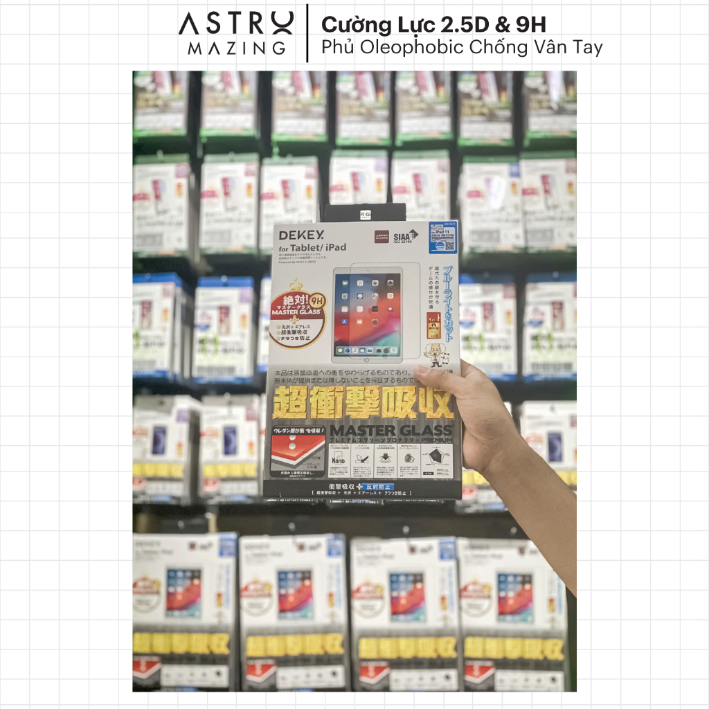 Ảnh Kính cường lực iPad AstroMazing độ cứng 9H dành cho Pro 11/13 Air 4/5/6 Gen 5/6/7/8/9 2
