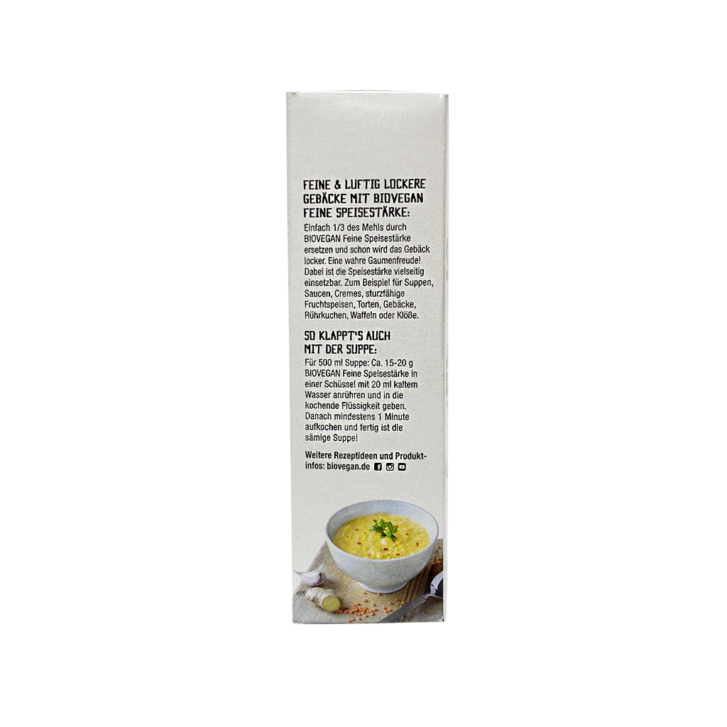 Ảnh Tinh bột bắp hữu cơ Biovegan 250g 2