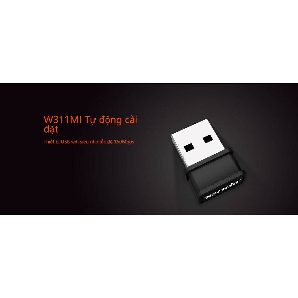 USB Kết Nối Wifi Tenda W311Mi Tốc Độ 150Mbps