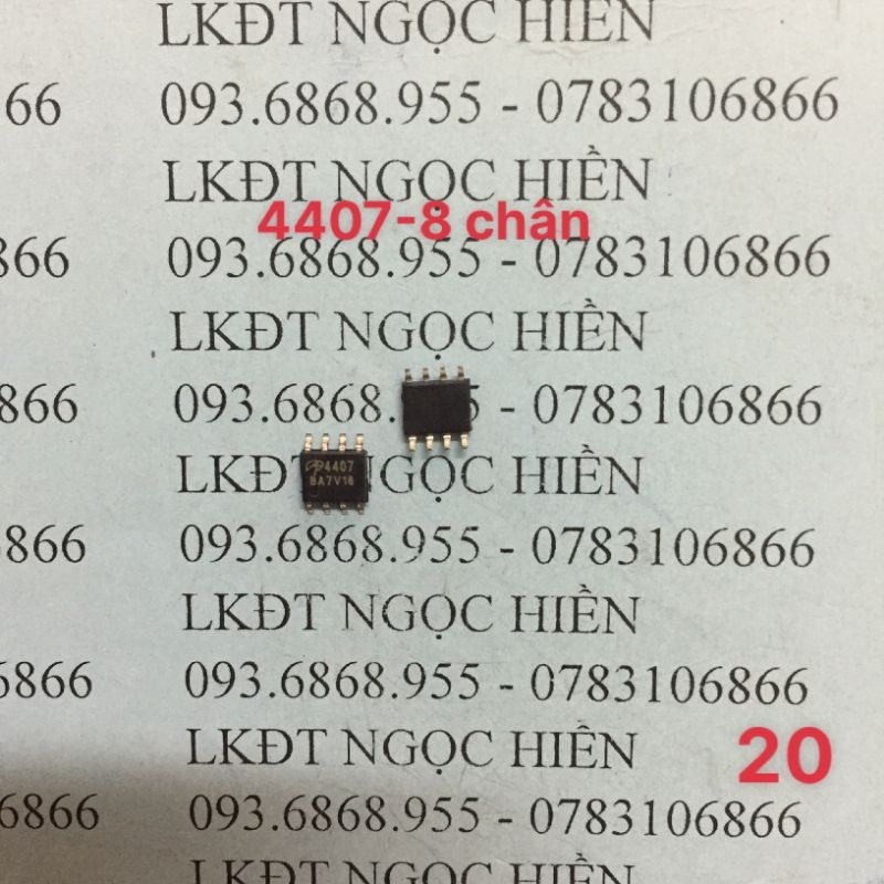 IC dánn 4407 ( 8 chân ) | Shopee Việt Nam