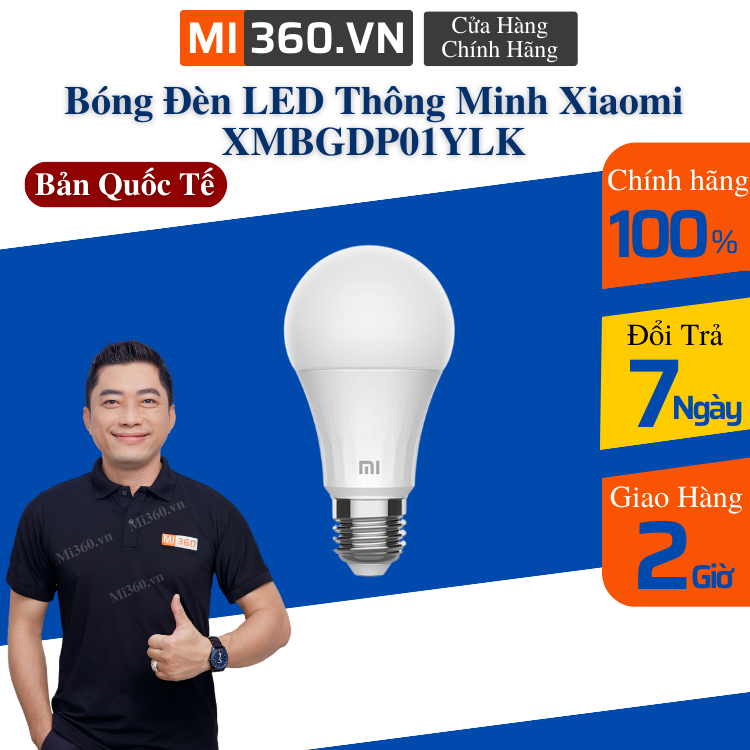 Bóng Đèn LED Thông Minh Xiaomi Smart Led Buld XMBGDP01YLK Chính Hãng ...