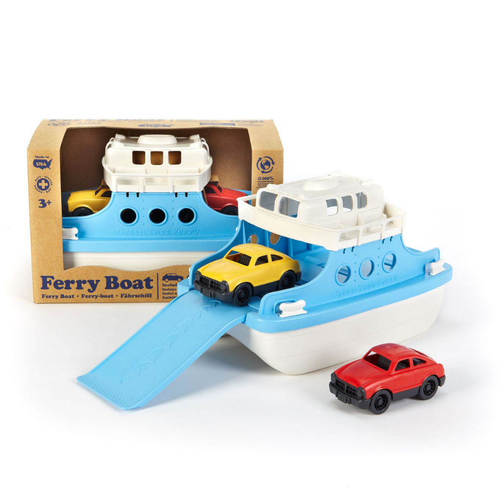 Ảnh Bộ Đồ Chơi Phà Chở Xe Ô Tô Green Toys Cho Bé Từ 3 Tuổi 1