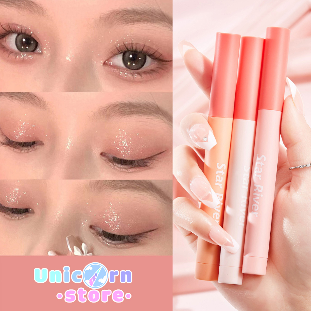 Bút Sáp Trang Điểm Mắt Lấp Lánh Ánh Ngọc Trai Shaqinuo Lying Silkworm Eyeshadow Stick SN818
