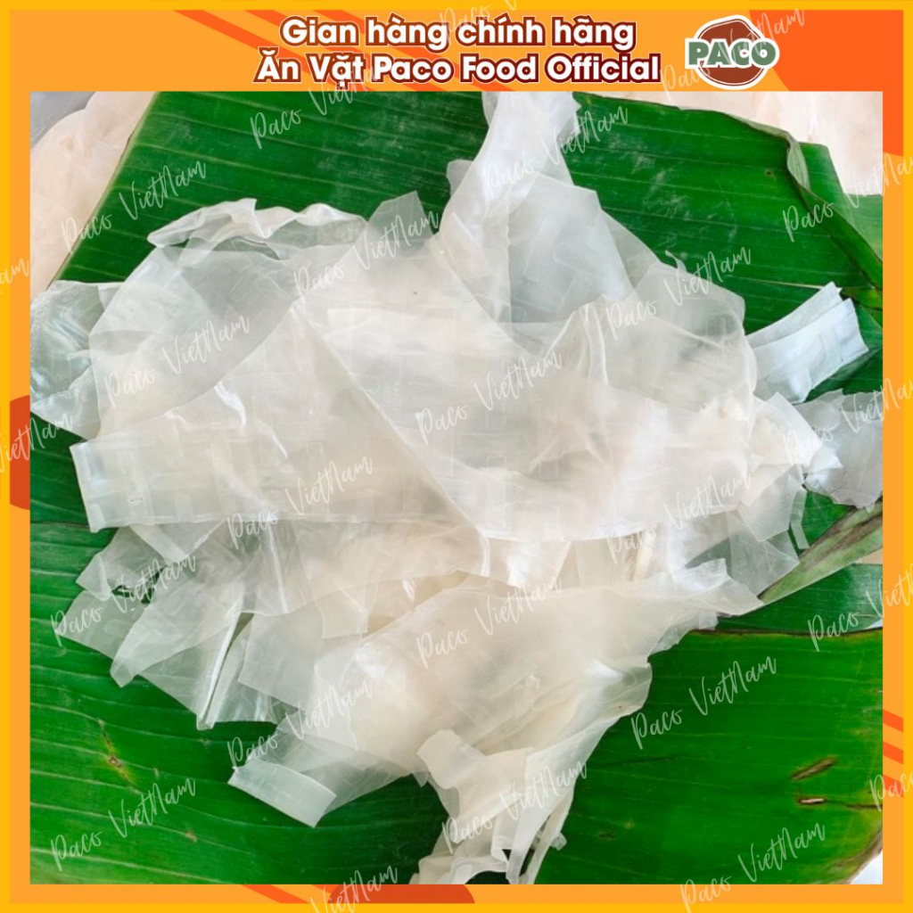 BÁNH RÌA PHƠI SƯƠNG LẺ DẺO NGON KHÔNG CHẤT BẢO QUẢN PACO FOOD ĂN KÈM CÙNG SỐT