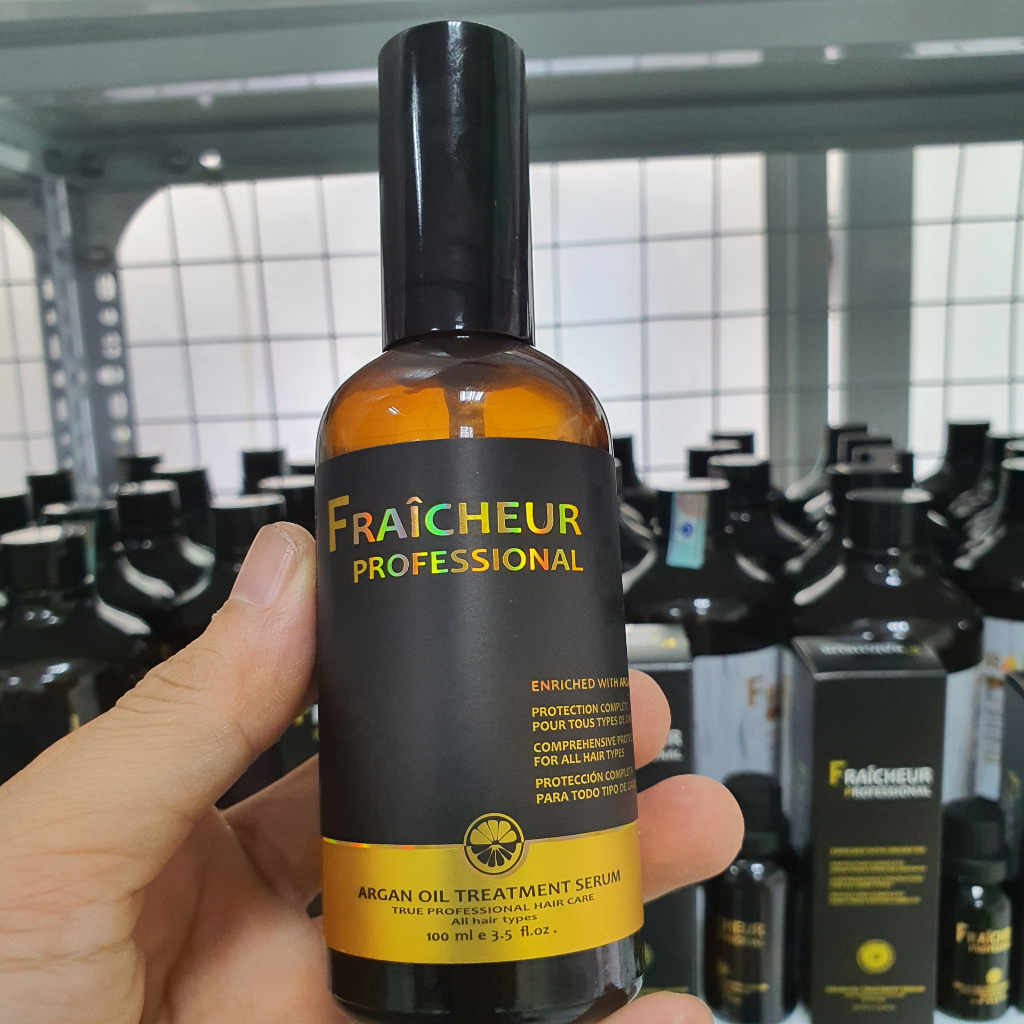 Tinh Dầu Dưỡng Tóc Fraîcheur Argan Oil Treatment 15ml-100ml | Dưỡng Tóc Mềm Mượt, Giảm Khô Xơ, Bóng Khỏe.