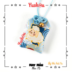 Túi Phước Yushou Mai Mắn Hỷ Khí Bồi Tụ - Kiểu Omamori Nhật, Có sẵn, Quà tặng ý nghĩa.