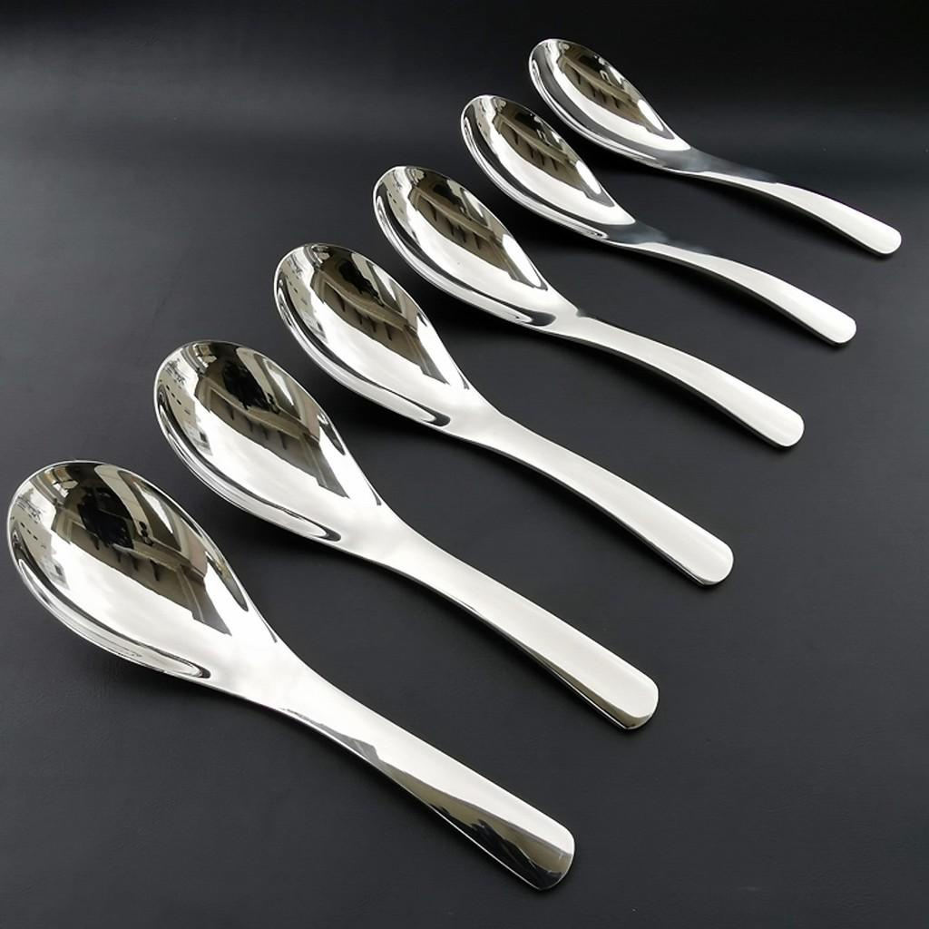 muỗng ăn cơm inox dày xịn 16cm, muông inox công | Shopee Việt Nam