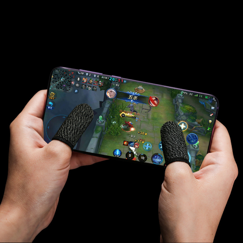 Combo 20 Đôi Bao Tay Chơi Game Chống Mồ Hôi Sợi Carbon Siêu Nhạy Tặng Kèm 5 Đôi