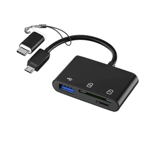 Đầu đọc thẻ nhớ SD, Micro SD, USB cho điện thoại Android,Máy tính