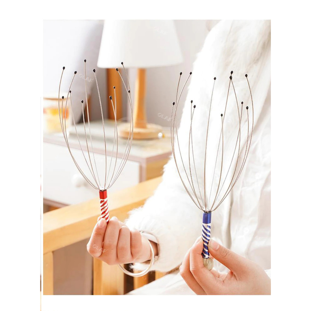 Cây Massage Đầu Thư Giãn, Ngủ Ngon Sâu Giấc, Tuần Hoàn Máu, Giảm Đau Đầu