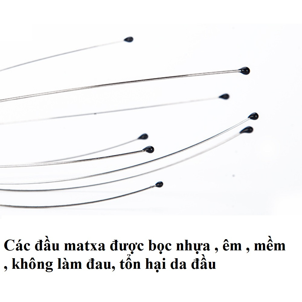 Cây Massage Đầu Thư Giãn, Ngủ Ngon Sâu Giấc, Tuần Hoàn Máu, Giảm Đau Đầu