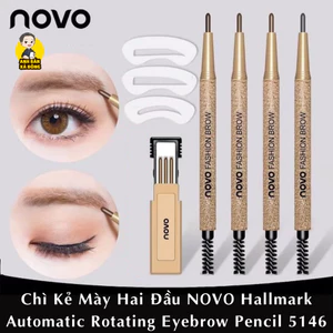 Chì Kẻ Mày Hai Đầu NOVO Hallmark Automatic Rotating Eyebrow Pencil 5146