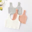 Áo lót không đệm, áo lá cho bé gái chất liệu cotton gân trơn hai lớp dày dặn Maruka Fashion