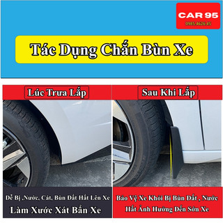 Chắn Bùn Avanza 2022-2023 , Chất Liệu Nhựa Dẻo ,Tặng kèm Ốc Vít ,Bộ 4 Chiếc