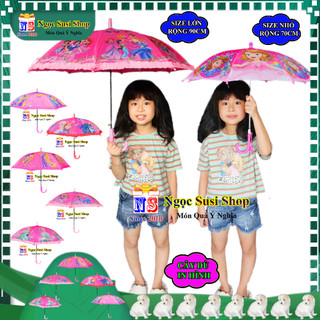 CÂY DÙ CHO BÉ HÌNH ELSA SIÊU DỄ THƯƠNG MUA CHỌN SIZE DÙNG CHE MƯA NẮNG - Ô DÙ CHO BÉ SIÊU HOT [GIAO NHANH]