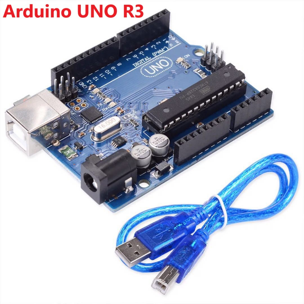 Kit Arduino Uno R3 Atmega328p Chíp Cắm Có Kèm Dây Cáp R3 Chíp Dán Nano Pro Mini Hàng Chất 0688