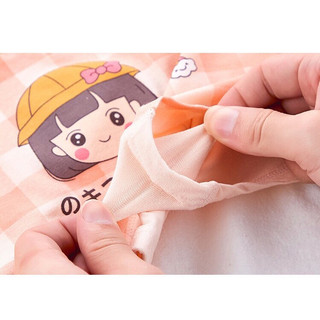 [T13 Sale] Quần chip bé gái thun lạnh caro sọc cam, quần lót trẻ em siêu mềm Maruka Fasion cho bé từ 6-35kg