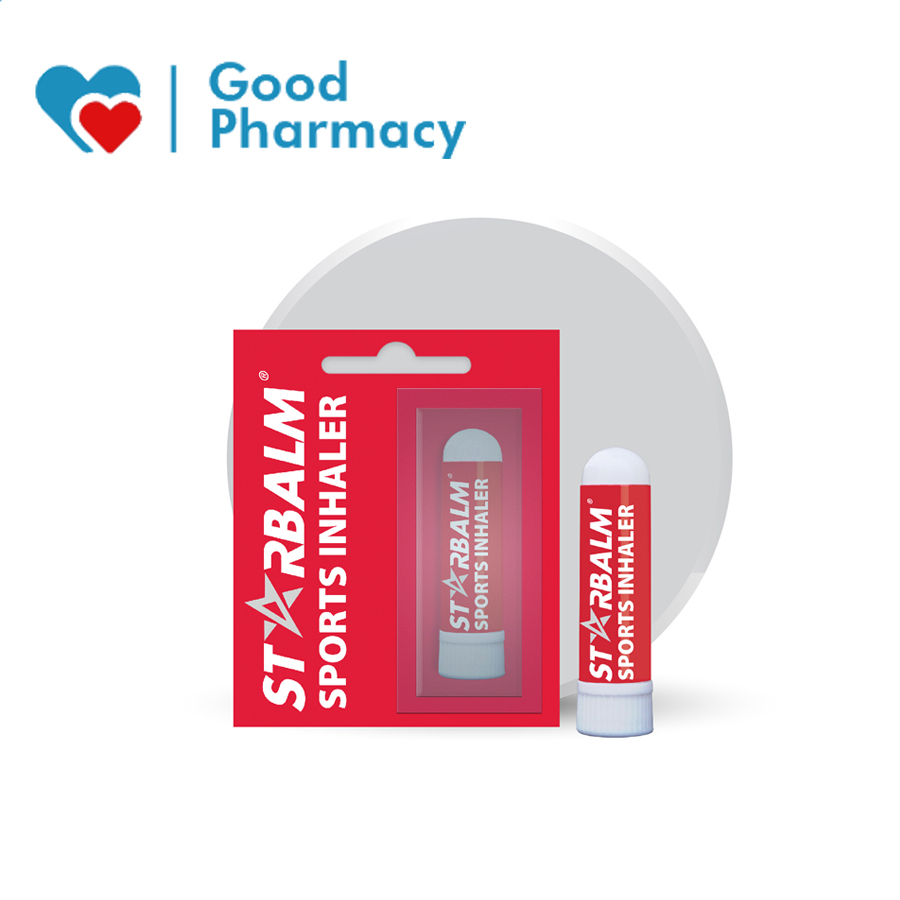 Ống hít Starbalm Sports Inhaler (HÀ LAN) chai thông mũi, dễ thở, tăng ...