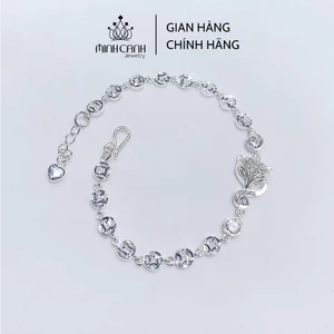 Lắc Tay Bạc Nữ Hồ Ly Kim Tiền Minh Canh Jewelry