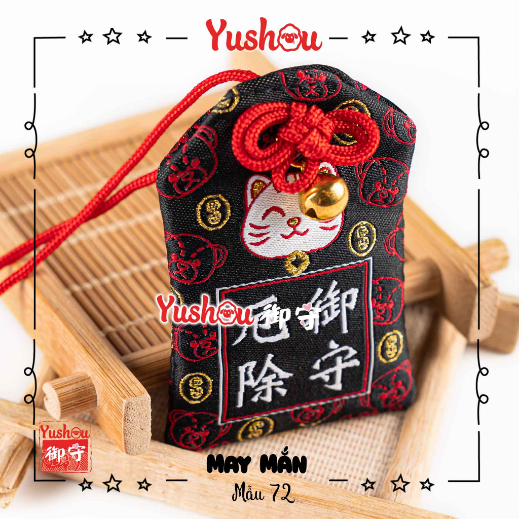 Túi Phước Yushou Giải Xui Cầu May - Kiểu Omamori Nhật, Có sẵn, Quà tặng ý nghĩa.