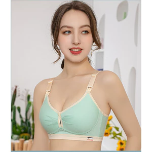 Larosa Áo Bra Bầu Và Sau Sinh Cho Bé Ti Áo Không Gọng Và Nâng Ngưc Chất Cotton Có Cúc Mở Ngang - LA123A