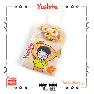 Túi Phước Yushou May Mắn Vạn Sự Thắng Ý - Kiểu Omamori Nhật, Có sẵn, Quà tặng ý nghĩa.