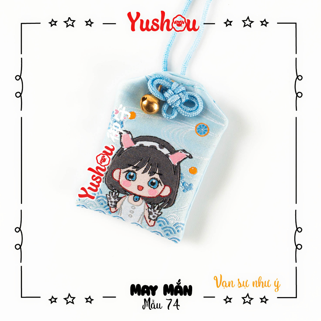 Túi Phước Yushou Mai Mắn Vạn Sự May Mắn - Kiểu Omamori Nhật, Có sẵn, Quà tặng ý nghĩa.