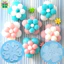 Set 5 Kẹp Nhựa Kết Bóng Hình Hoa Cúc