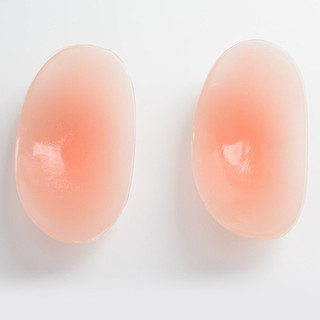 2 Miếng độn vai nam nữ dán độn vai áo vest bằng silicone Màu da và trong suốt Ova