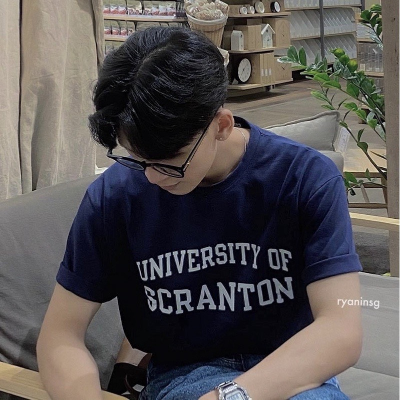 Áo thun Stee Cổ tròn UNIVERSITY OF Localbrand ICVCVNI Unisex Menwear