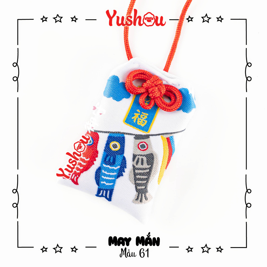 Túi Phước Yushou May Mắn Chiêu Phúc - Kiểu Omamori Nhật, Có sẵn, Quà tặng ý nghĩa.