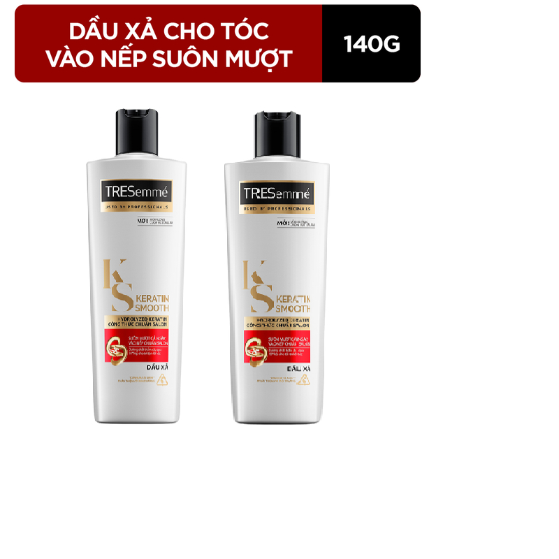 Ảnh [HB gift] Combo 2 Dầu xả TRESemmé giúp vào nếp suôn mượt 140g/chai 2
