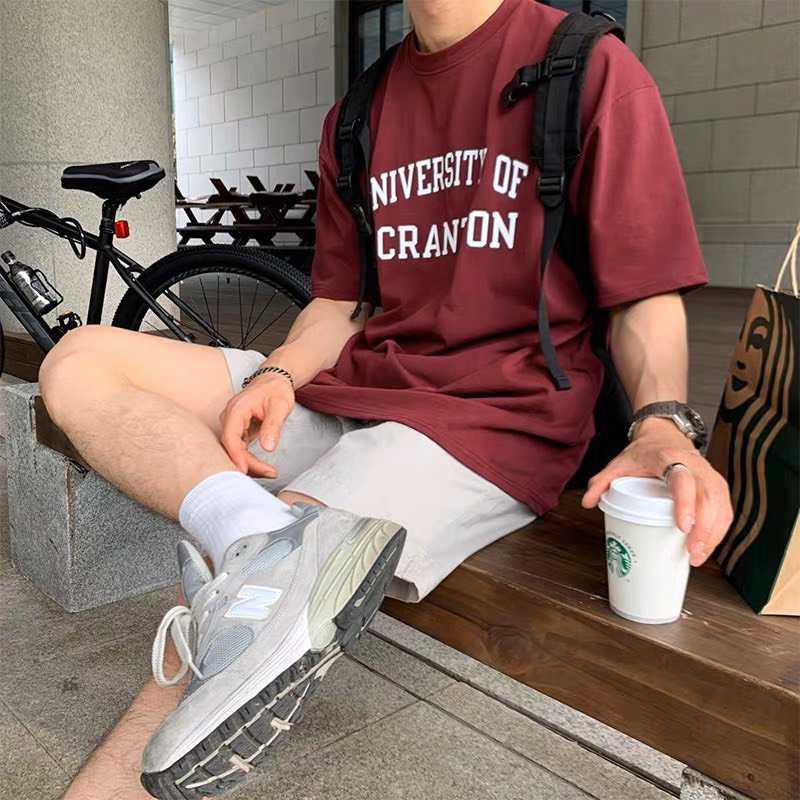 Áo thun Stee Cổ tròn UNIVERSITY OF Localbrand ICVCVNI Unisex Menwear