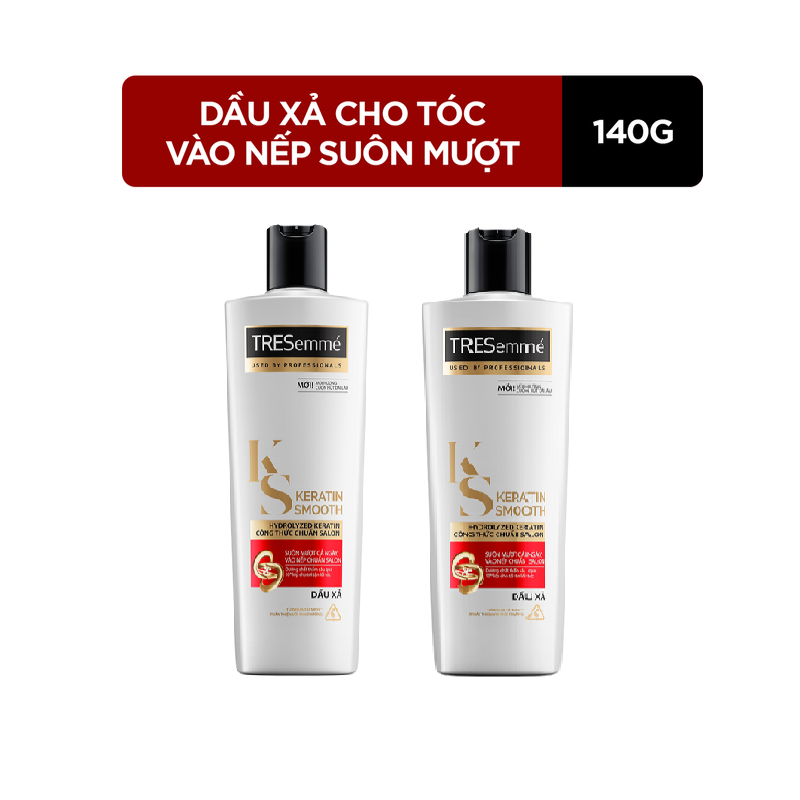 Ảnh [HB gift] Combo 2 Dầu xả TRESemmé giúp vào nếp suôn mượt 140g/chai 1