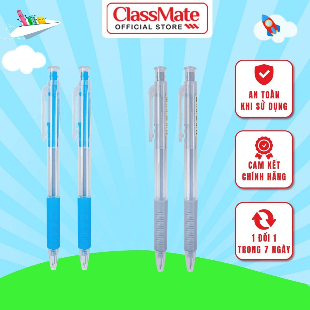 Bút Bi CLASSMATE - 1 Chiếc - Nét Bút 0.5mm Thanh, Mịn, Màu Mực Đều Và Đậm CL-BP105