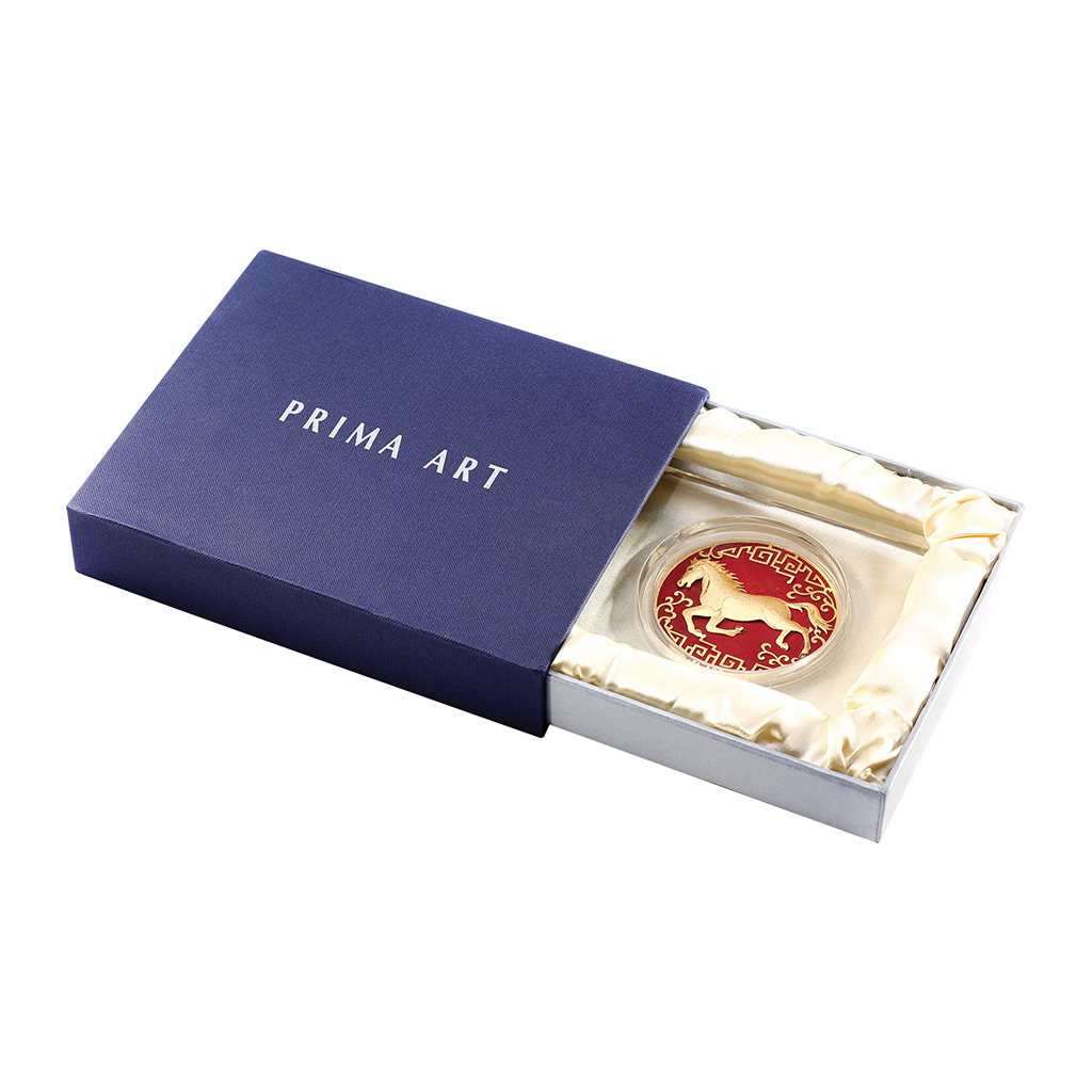 Ảnh Quà Tặng Mỹ Nghệ Phủ Vàng 24K ( Chặn Giấy) PRIMA ART - Rồng Vinh Hiển - Size 10x12cm - DGS-0029-01 1