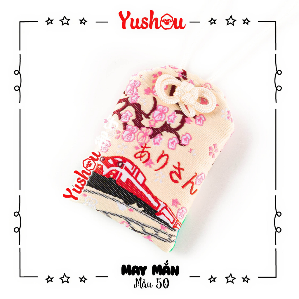 Túi Phước Yushou May Mắn Mẫu 50 - Kiểu Omamori Nhật, Có sẵn, Quà tặng ý nghĩa.